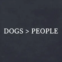 Dogs > People