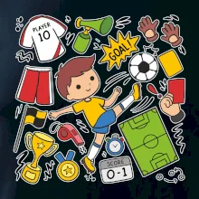 Malý futbalista ikony