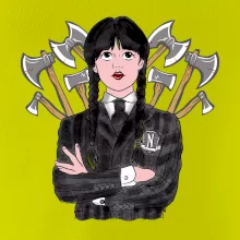 Sekery - holka v čiernom (Pecka design)