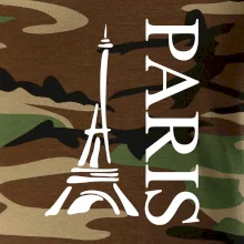 Paris nápis Eiffelovka na výšku