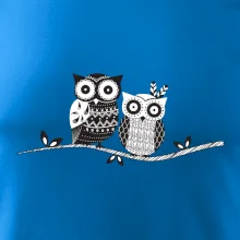 Dve sovy abstraktné