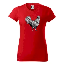 Kohút kreslený čiernobiely