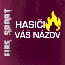 Hasiči - Váš názov - FLUO + Reflexná potlač