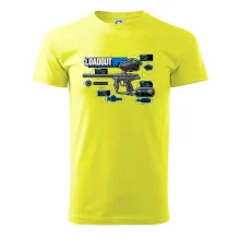 Technický výkres výstroja pre paintball