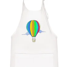 Teplovzdušný balón v oblakoch