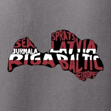 Mapy - názvy miest - Lotyšsko