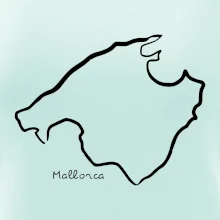 Mallorca - obrys ostrova
