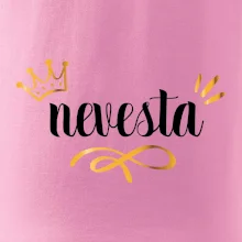 Nevesta princezná - zlatá potlač