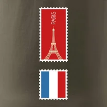 Paríž známka farebná