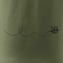 Dráha letu včely - vlnovka