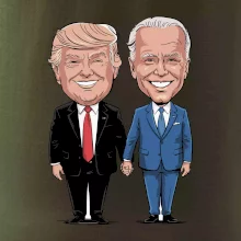 Trump a Biden - veľký kamaráti