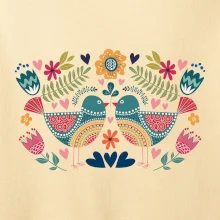 Folklór - dva farebné vtáčiky Folklór - dva farebné vtáčiky