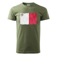 Vlajka Malta ohrýzaná