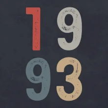 Vintage číslica 1993