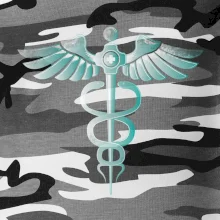 Hrdinovia zdravotníctva - logo (Pecka design)