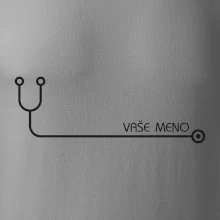 Doktor a sestrička - stetoskop s menom