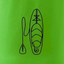 Paddleboard jedním tahem