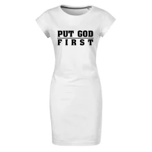 Put God first hrubý nápis Put God first hrubý nápis