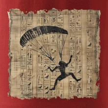 Egyptské hieroglyfy paraglide