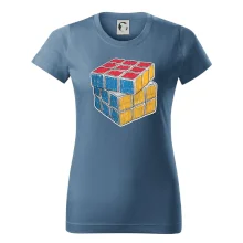 Rubikova kocka kreslená