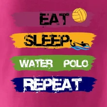 Eat sleep watter polo farebné