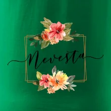 Nevesta štvorec oranžový