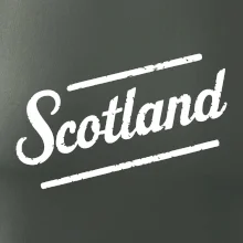 Scotland Vintage nápis Scotland Vintage nápis