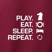 Eat sleep play - šach