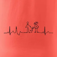 EKG rodina a jedno dieťa