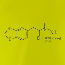 Molekulárna štruktúra MDMA Extáza