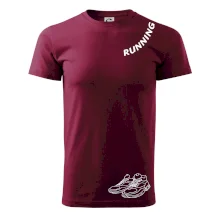 Running nápis šikmo