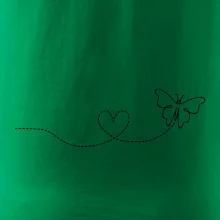 Dráha letu motýľa - srdce Dráha letu motýľa - srdce