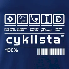 Čiarový kód - cyklista