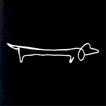 Jazvečík - kreslený