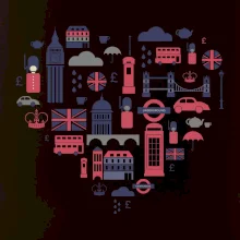 Anglicko symboly srdce