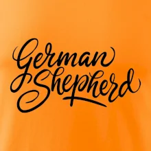 German shepherd - nápis okrasny - nápis okrasný German shepherd - nápis okrasny - nápis okrasný