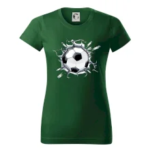 Futbalová lopta v triku Futbalová lopta v triku