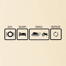 Eat sleep drag repeat