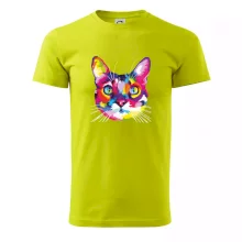 Mačka dúhová hlava Mačka dúhová hlava