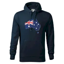 Austrália - vlajka mapa