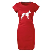 Boxer nápis v tele Boxer nápis v tele