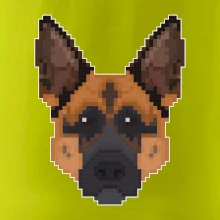 Nemecký ovčiak - Rozpixelovaný