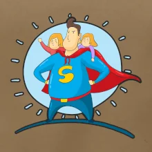 Ocko superman - dievča a dievča