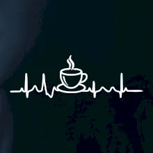 EKG hrnček kávy EKG hrnček kávy