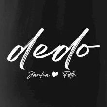 Dedo - tričko menami detí písacie písmo