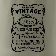 Vintage Etiketa - 1958