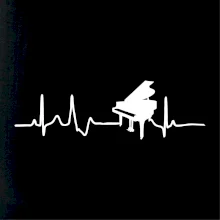 Piano ekg - krídlo Piano ekg - krídlo