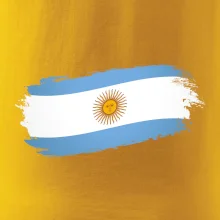 Argentína vlajka obhrýzaná
