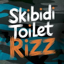 Skibidi Toilet Rizz nápis