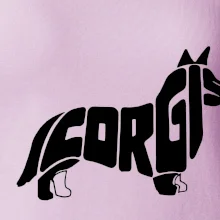 Corgi - nápis v tele Corgi - nápis v tele